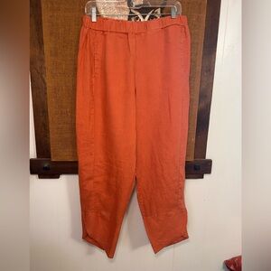 Andrea Jovine women’s linen pants sz M